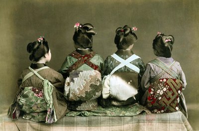 Tänzerinnen, ca. 1890 von Kusakabe Kimbei